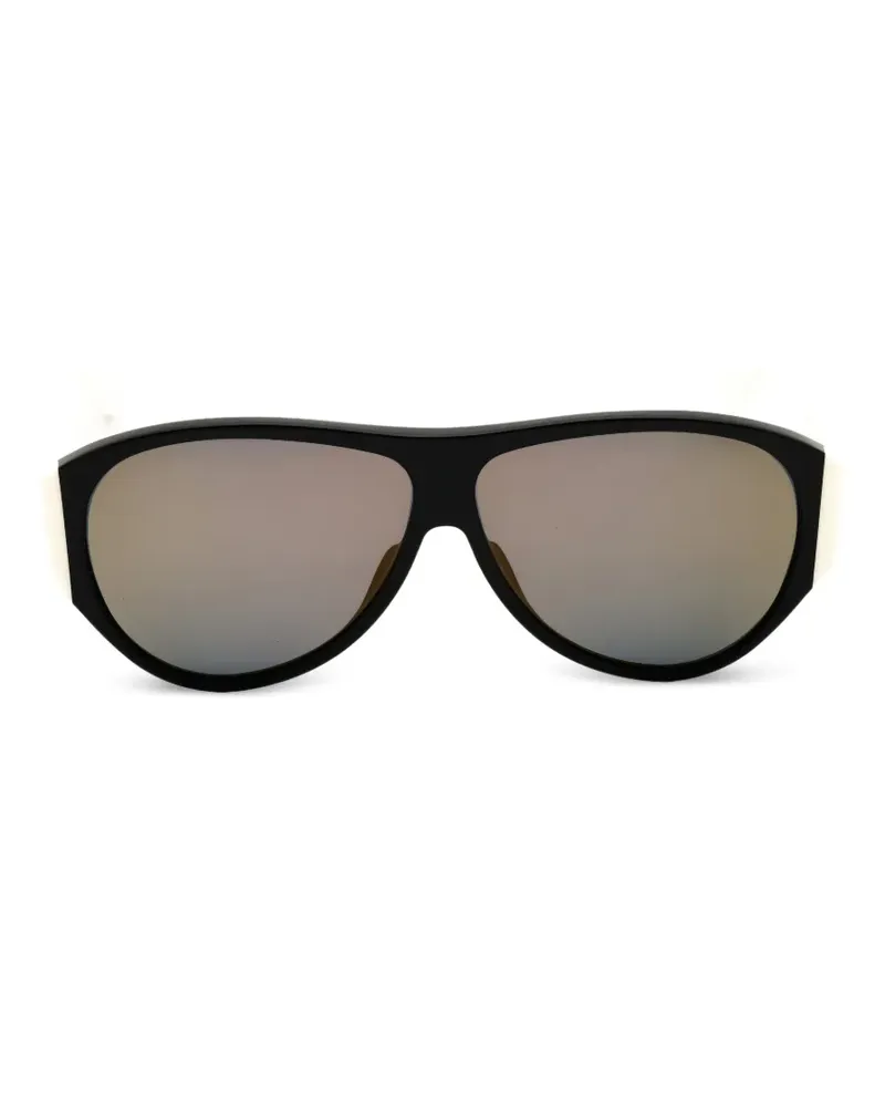 adidas Sonnenbrille mit geometrischem Gestell - Schwarz Schwarz