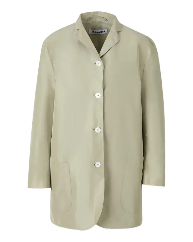 Jil Sander button-fastening patch-pocket jacket - Grün Grün