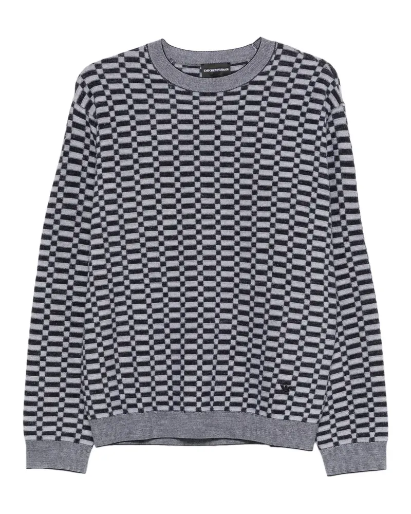 Emporio Armani Langärmeliges Sweatshirt - Blau Blau