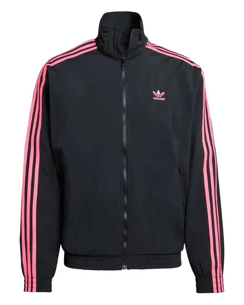 adidas Jacke mit drei Streifen - Schwarz Schwarz