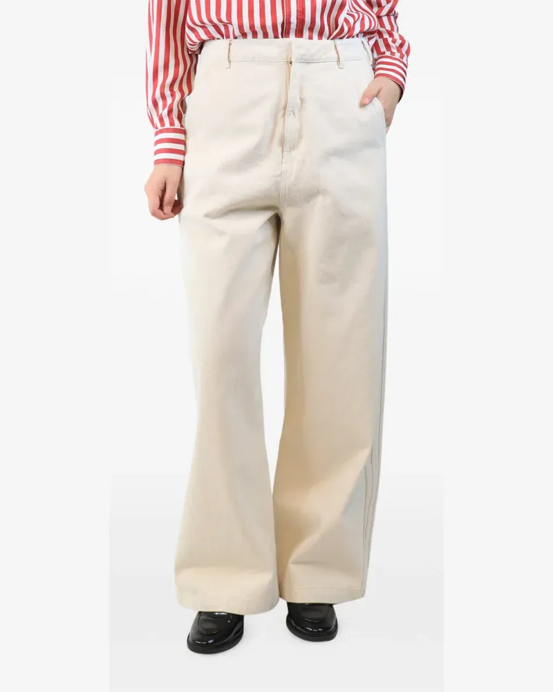 adidas x KSENIASCHNAIDER Wide-Leg-Jeans - Nude Nude