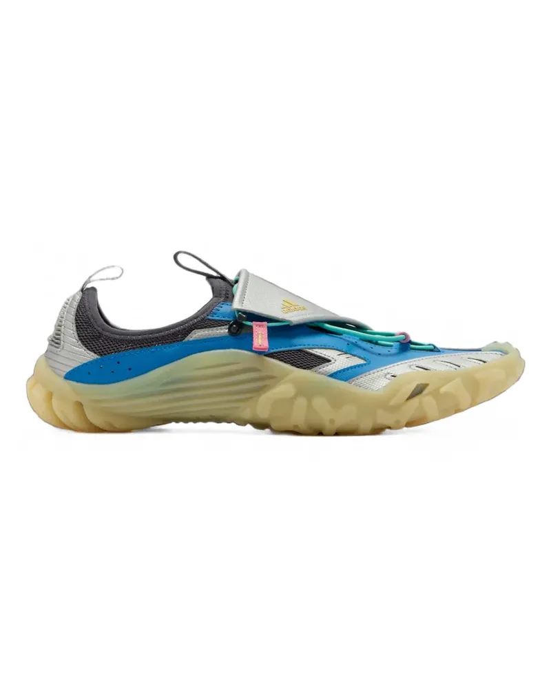 adidas x Pharrell Williams PW Water Moc panelled toggle-fastening sneakers - Blau Blau