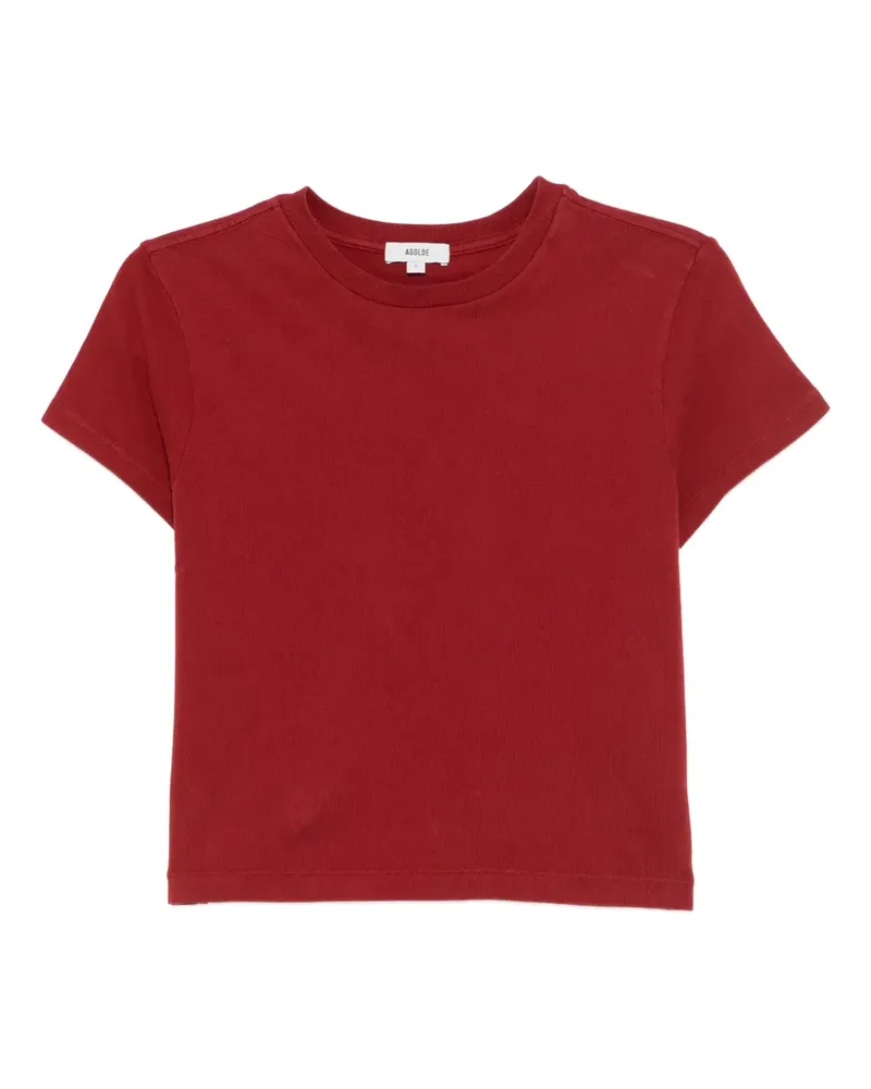 AGOLDE Adine T-Shirt - Rot Rot