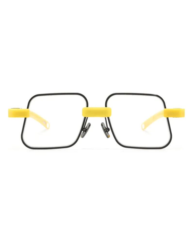 VAVA EYEWEAR x Suzanne Ciani Brille mit eckigem Gestell - Gelb Gelb