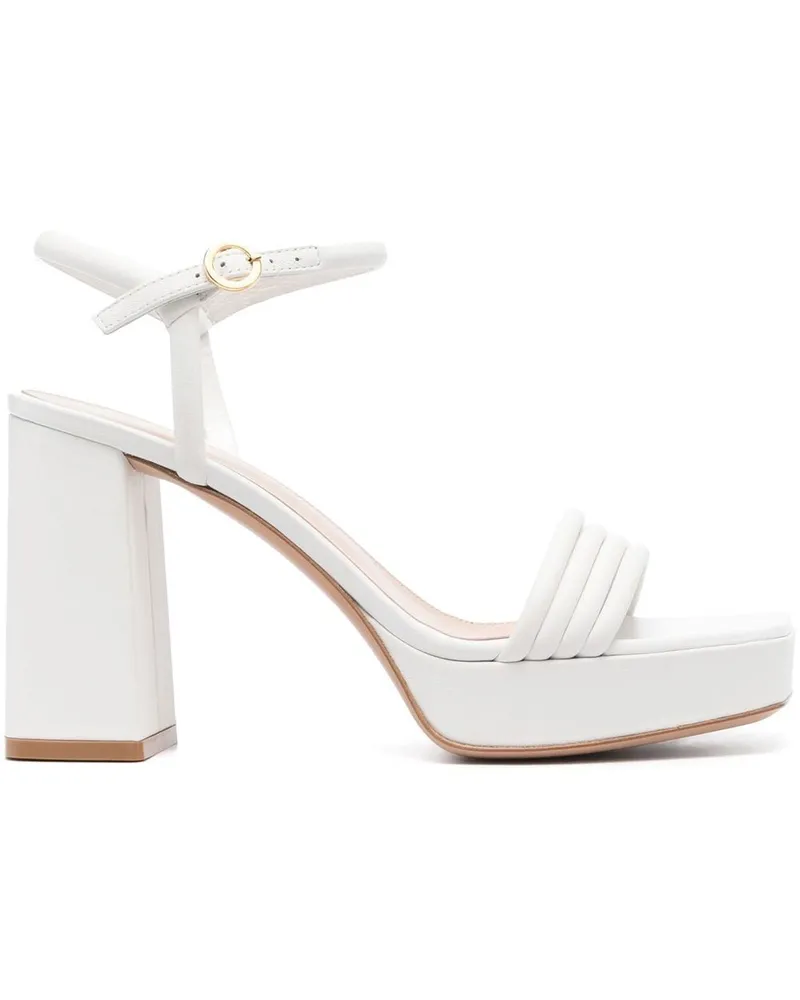 Gianvito Rossi Plateau-Sandalen - Weiß Weiß