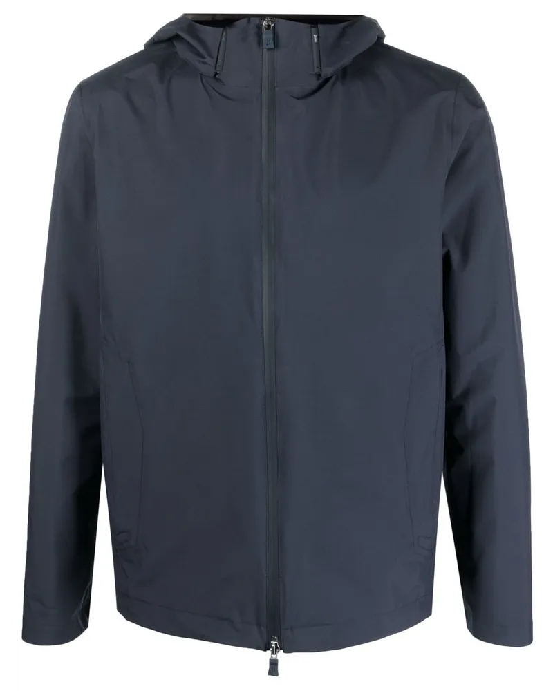 Herno Kapuzenjacke mit Reißverschluss - Blau Blau