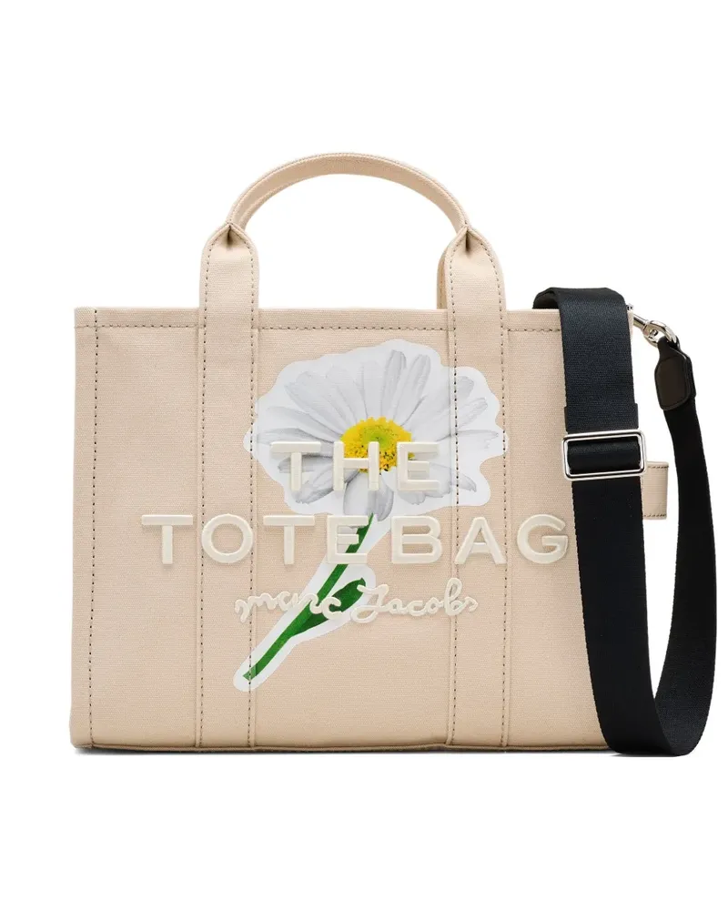 Marc Jacobs Mittelgroße Tote Bag mit Print - Nude Nude