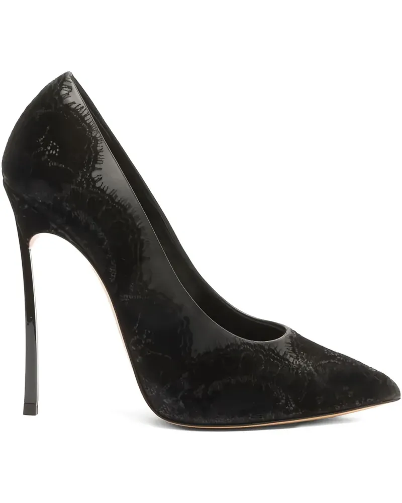 Casadei Blade Lingerie Pumps 120mm - Schwarz Schwarz