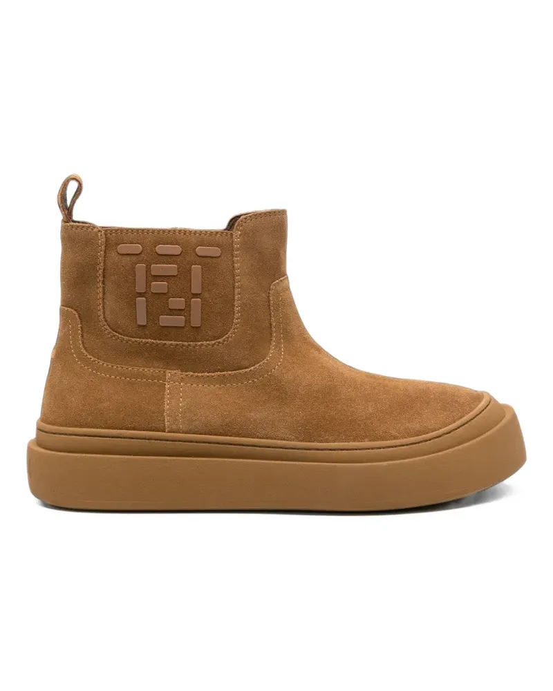 Fendi side-zip boots - Braun Braun