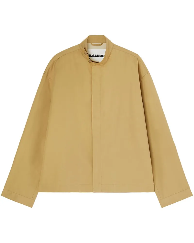 Jil Sander Jacke mit verdecktem Verschluss - Gelb Gelb