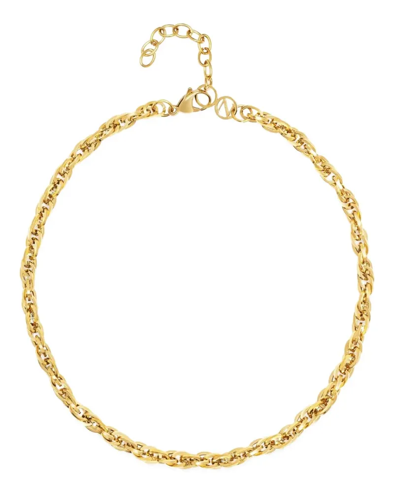 Nialaya Choker mit Kordelkette - Gold Gold