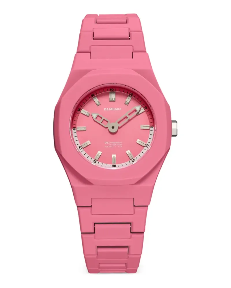 D1 Milano Polycarbon Armbanduhr 32mm - Rosa Rosa
