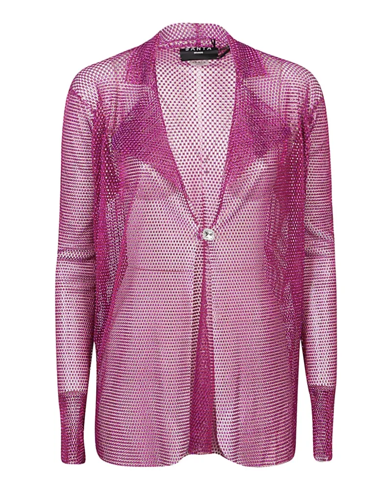 SANTA Brands single-breasted blazer jacket - Rosa Rosa
