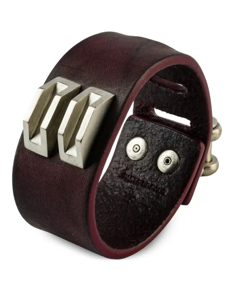 Parts Of Four Restraint Charm inverted-pyramid Studs bracelet - Braun Braun