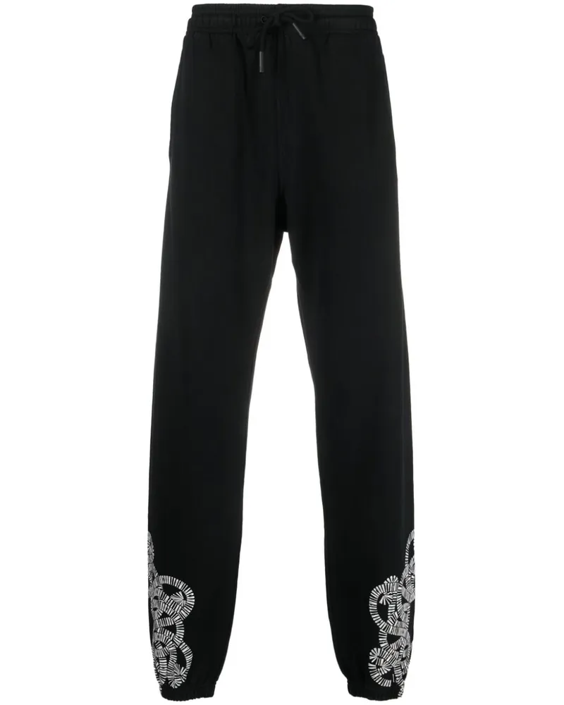 Marcelo Burlon | County of Milan Jogginghose aus Bio-Baumwolle - Schwarz Schwarz
