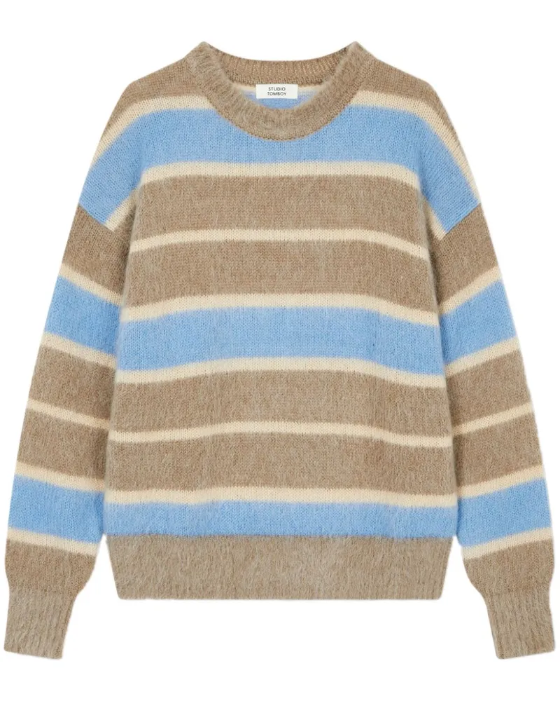 STUDIO TOMBOY Pullover mit gebürstetem Finish - Nude Nude