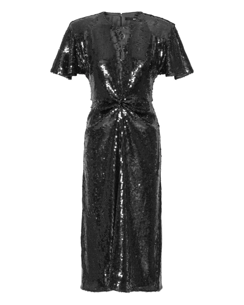 ROTATE Birger Christensen Midikleid mit Pailletten - Braun Braun