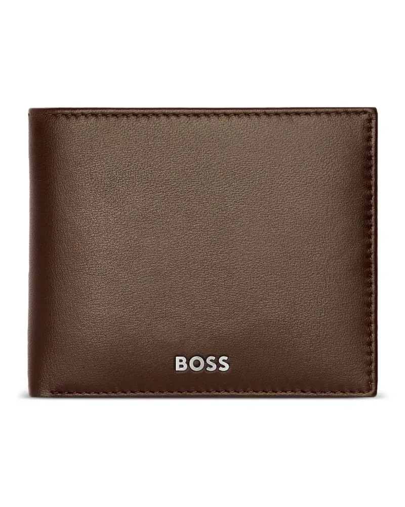 HUGO BOSS Portemonnaie mit Logo-Print - Braun Braun
