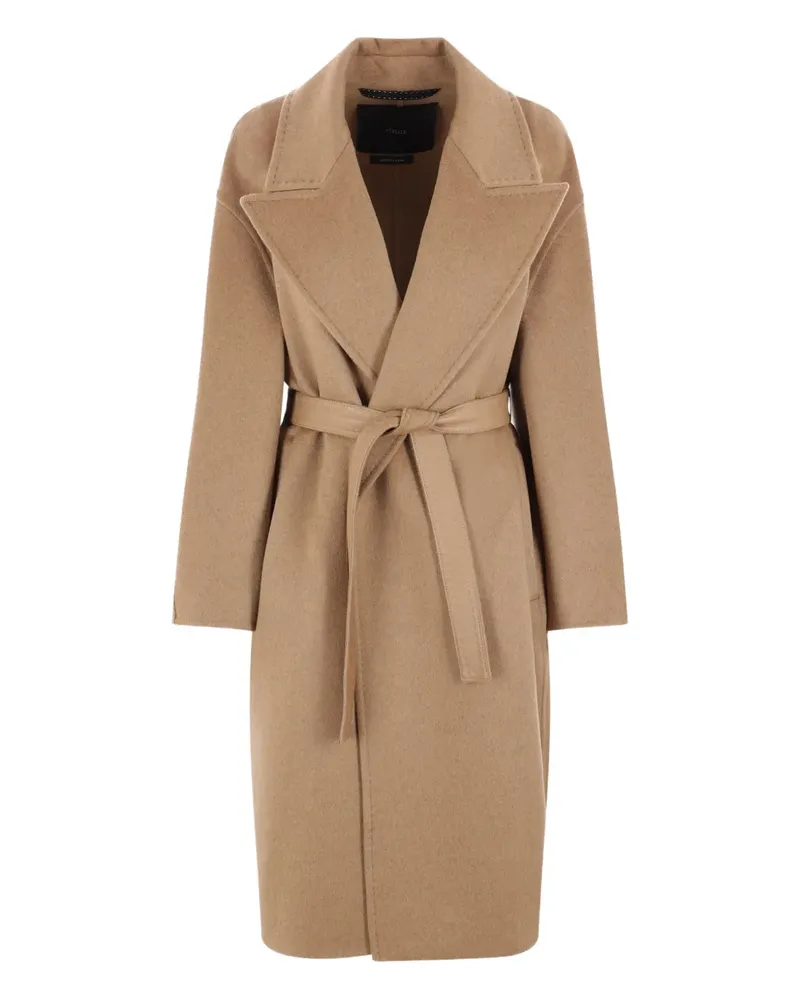 Max Mara Vale Mantel mit Gürtel - Nude Nude