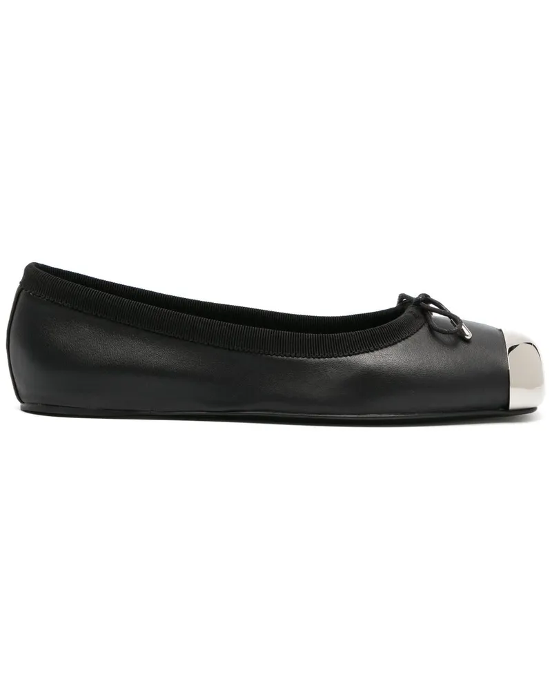 Alexander McQueen Ballerinas aus Leder - Schwarz Schwarz