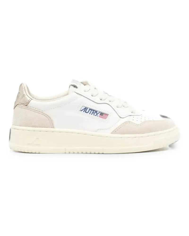 AUTRY Medalist suede-panelled sneakers - Weiß Weiß
