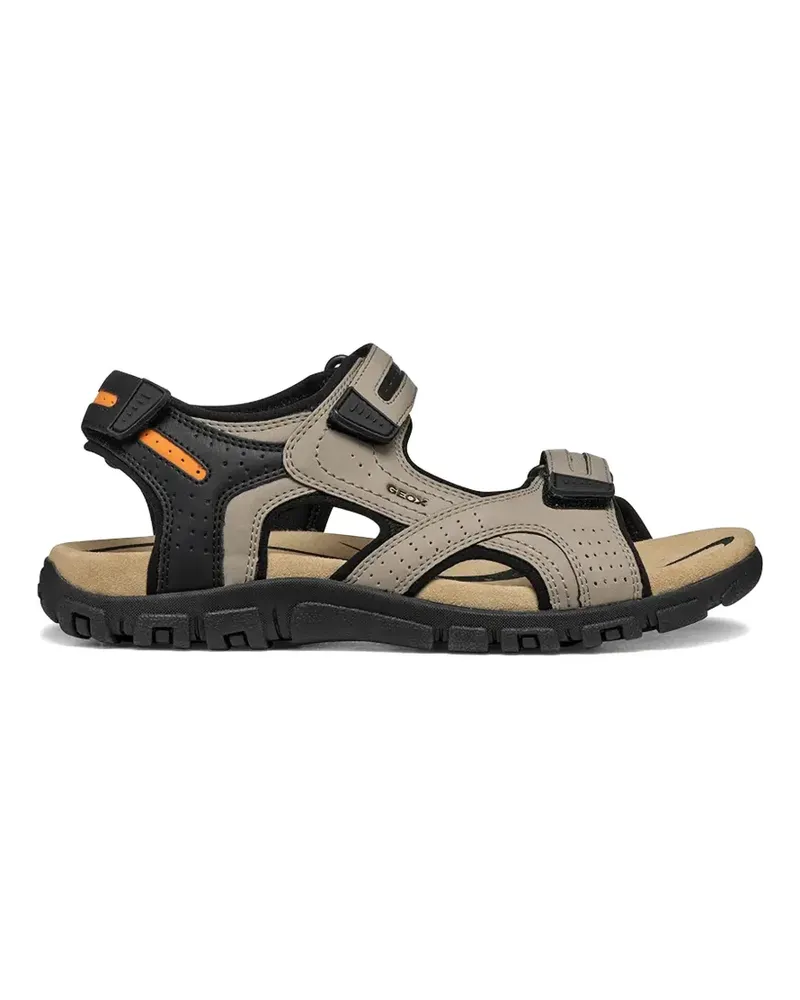 Geox perforated touch-strap sandals - Nude Nude