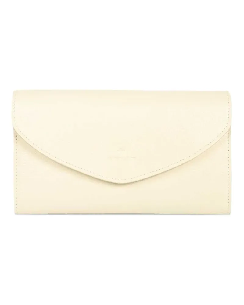 IL BISONTE Bigallo Clutch mit Klappe - Weiß Weiß
