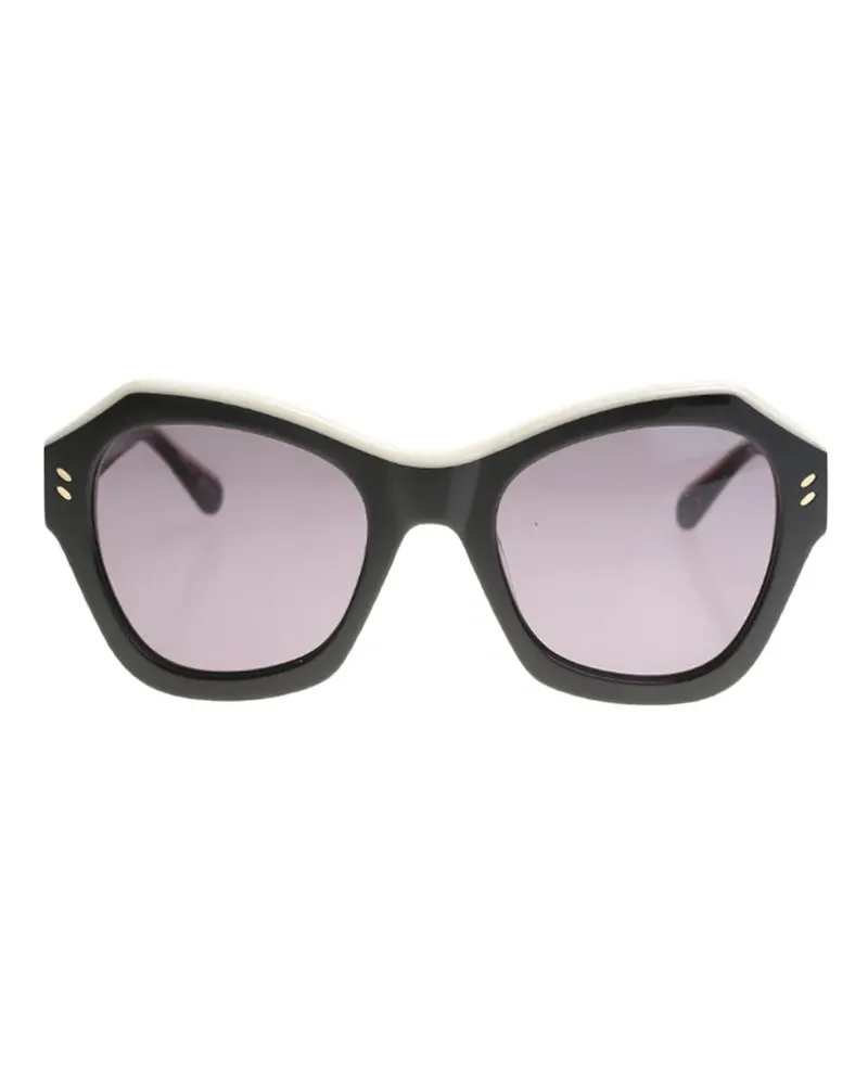 Stella McCartney Havana Oversized' Sonnenbrille - Schwarz Schwarz