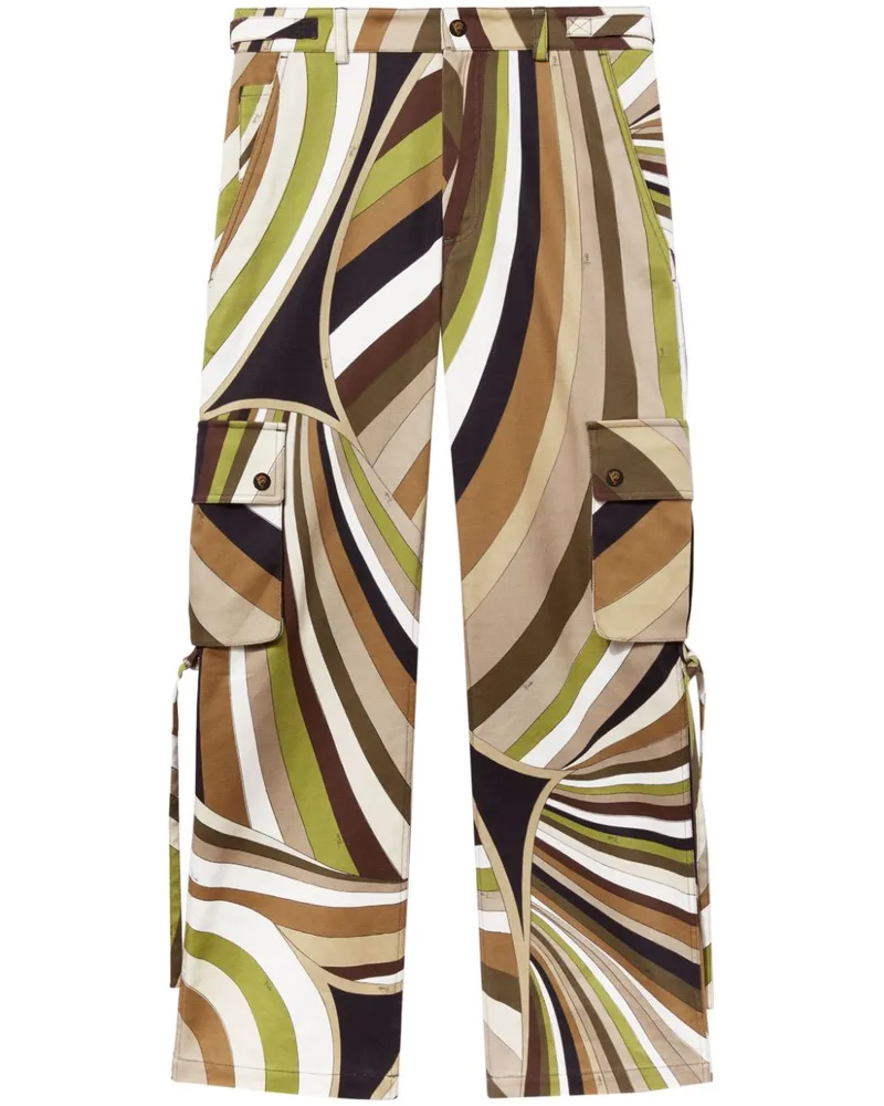 Emilio Pucci Cargohose mit Iride-Print - Nude Nude