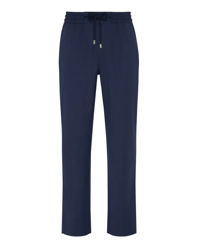 Vilebrequin Micro Carreaux Hose mit Kordelzug - Blau Blau