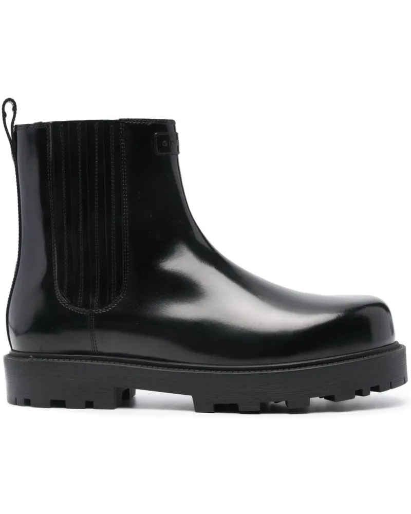 Givenchy Chelsea-Boots aus Lackleder - Schwarz Schwarz