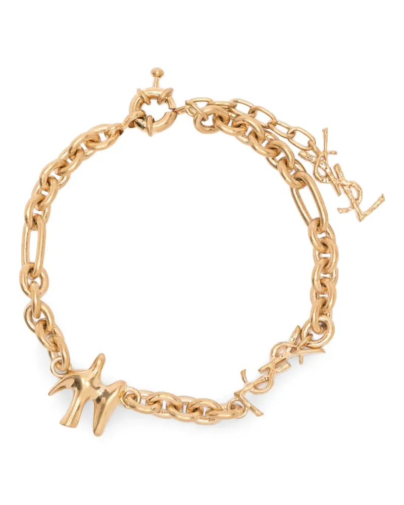 Saint Laurent Cassandre Armband - Gold Gold