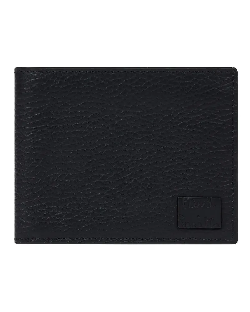 Paul Smith Signature Stripe grained-leather wallet - Schwarz Schwarz