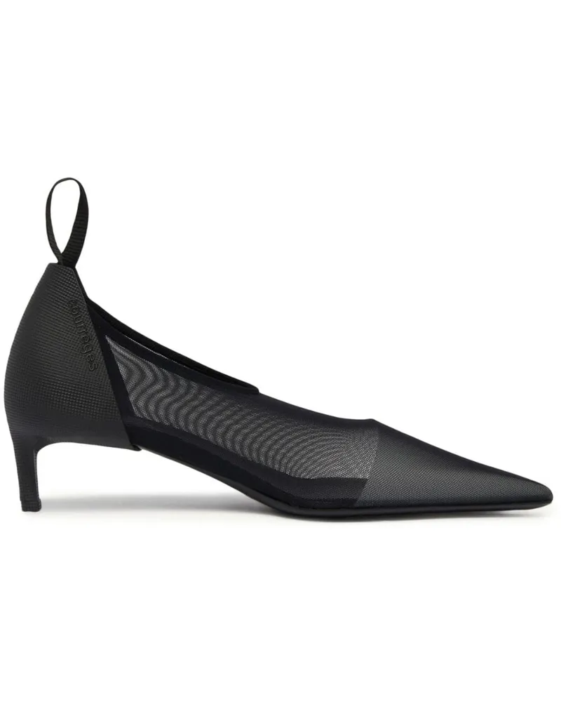Courrèges Diving Pumps 35mm - Schwarz Schwarz