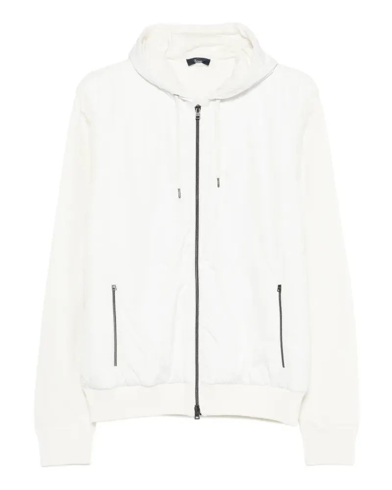 Herno Kapuzenjacke mit Reißverschluss - Weiß Weiß