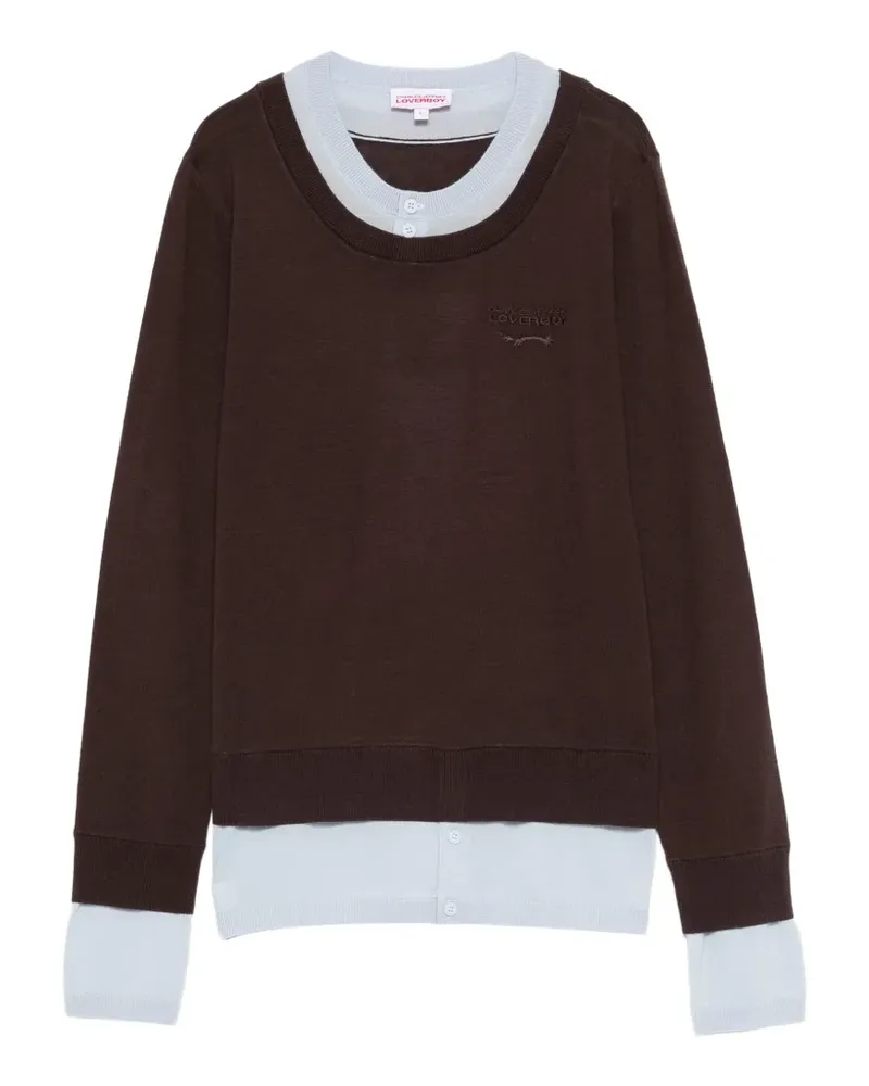 Charles Jeffrey Loverboy Double Soft sweater - Braun Braun