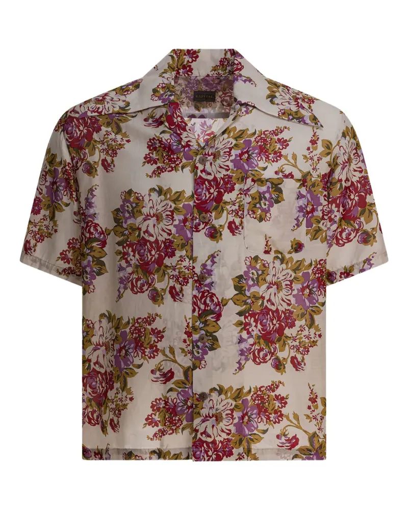 KAPITAL floral-print shirt - Rot Rot