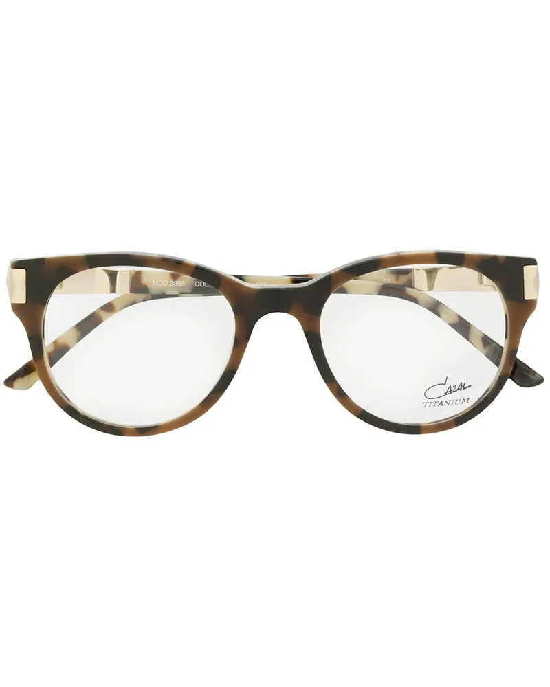 CAZAL Runde Brille - Braun Braun
