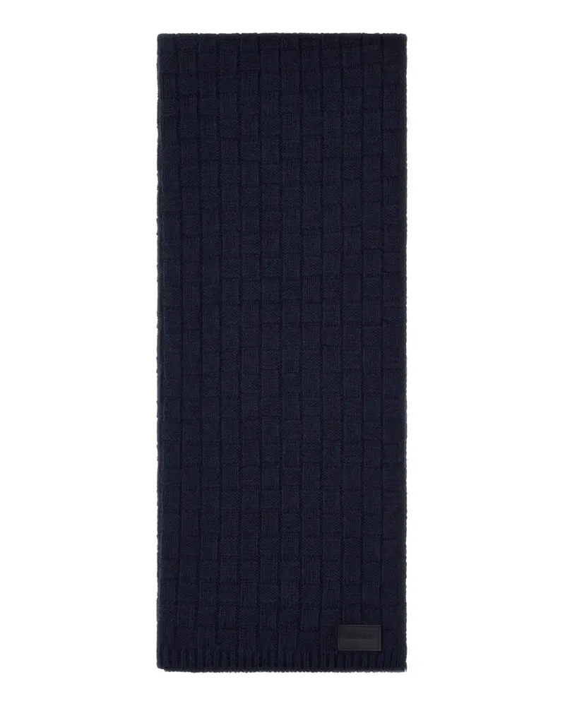 Roberto Cavalli Schal mit Etikett - Blau Blau