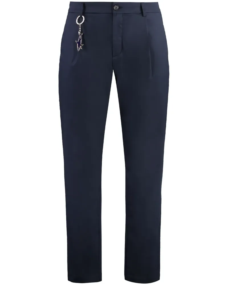 Paul & Shark Hose mit Logo-Applikation - Blau Blau