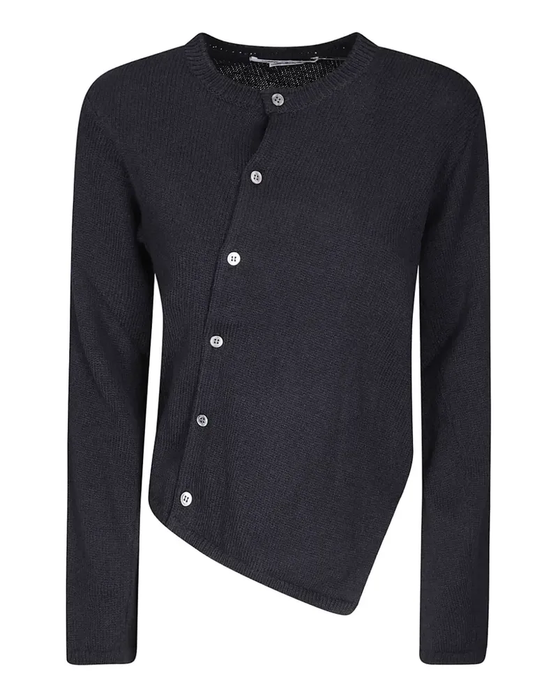 Comme des Garçons Asymmetrischer Pullover - Schwarz Schwarz