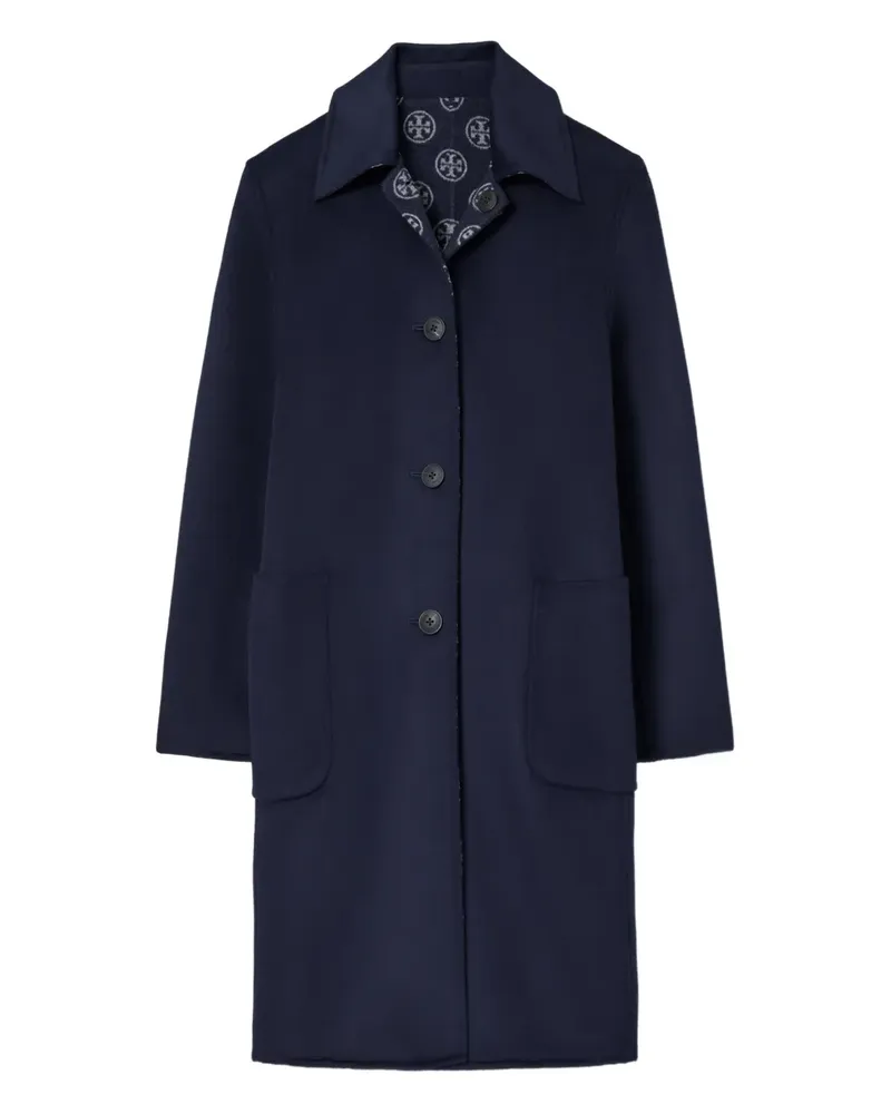 Tory Burch Jacquard-Mantel mit Monogramm - Blau Blau
