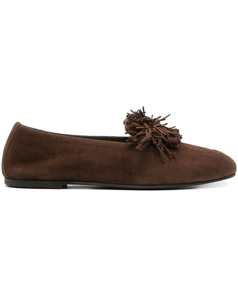 Aquazzura Loafer aus Wildleder - Braun Braun