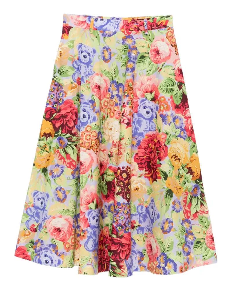 Moschino Rock mit Blumen-Print - Mehrfarbig Mehrfarbig