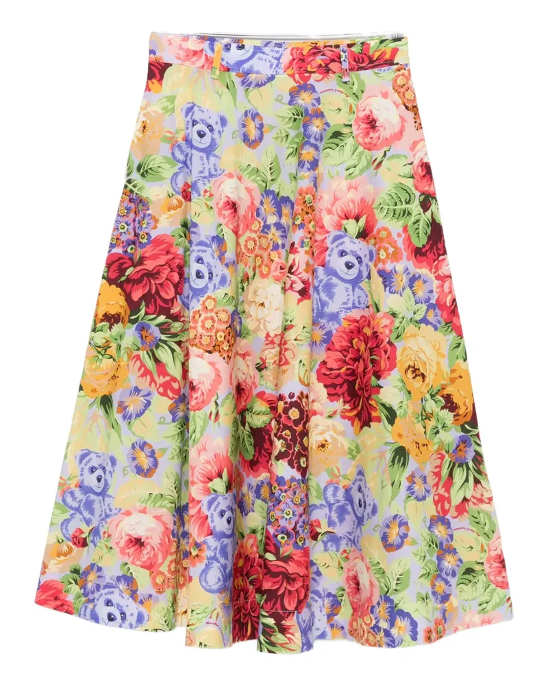Moschino Rock mit Blumen-Print - Mehrfarbig Mehrfarbig