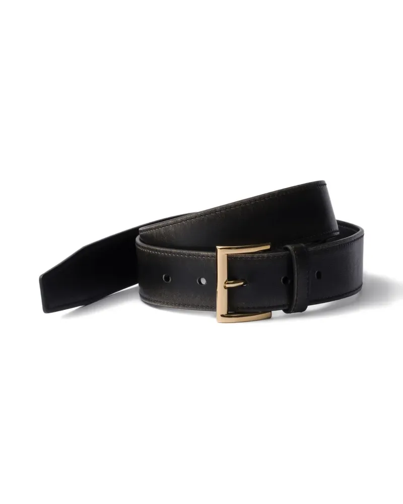 Prada leather belt - Schwarz Schwarz