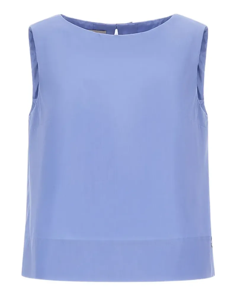 Herno boat neck top - Blau Blau
