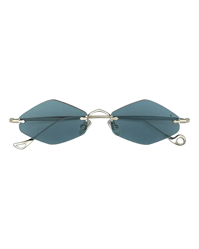 Eyepetizer Dunmore Sonnenbrille mit geometrischen Gestell - Silber Silber
