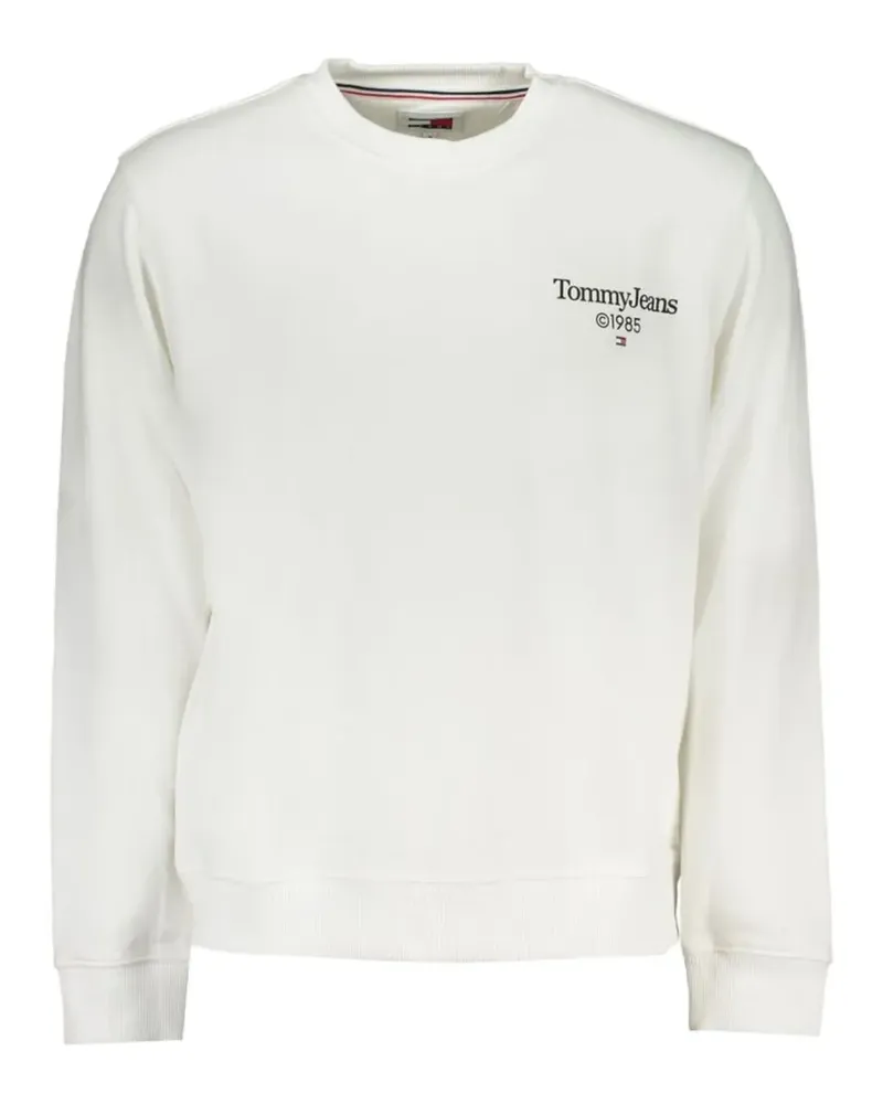 Tommy Hilfiger logo-print crew-neck sweatshirt - Weiß Weiß