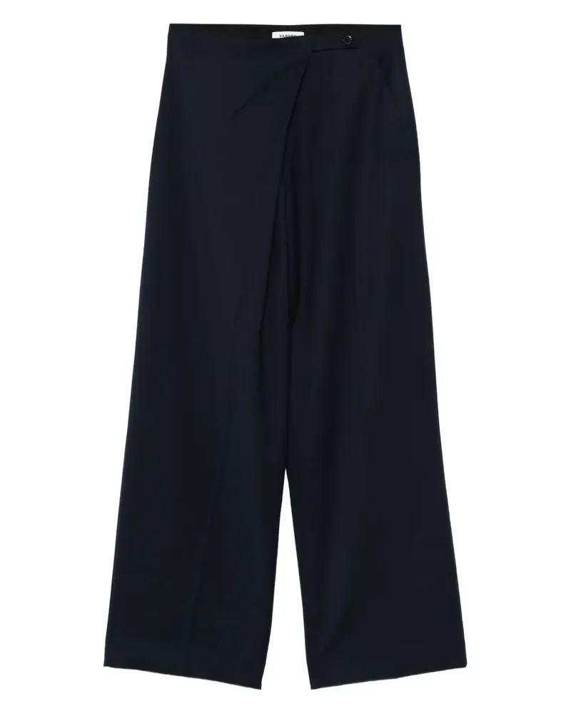 Sandro Hose mit asymmetrischem Einsatz - Blau Blau